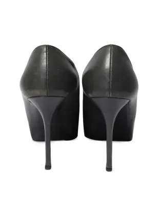 Saint Laurent Pre-Owned キャップトゥ・プラットフォームパンプス - サムネイル3