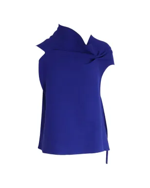 Rm By Roland Mouret アシンメトリックトップ ブルー - サムネイル1