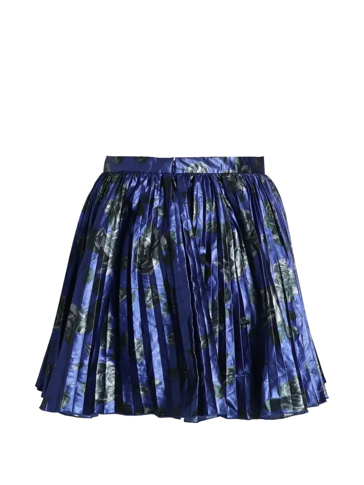 Red Valentino Vintage プリーツ花柄スカート - ブルー - 画像2