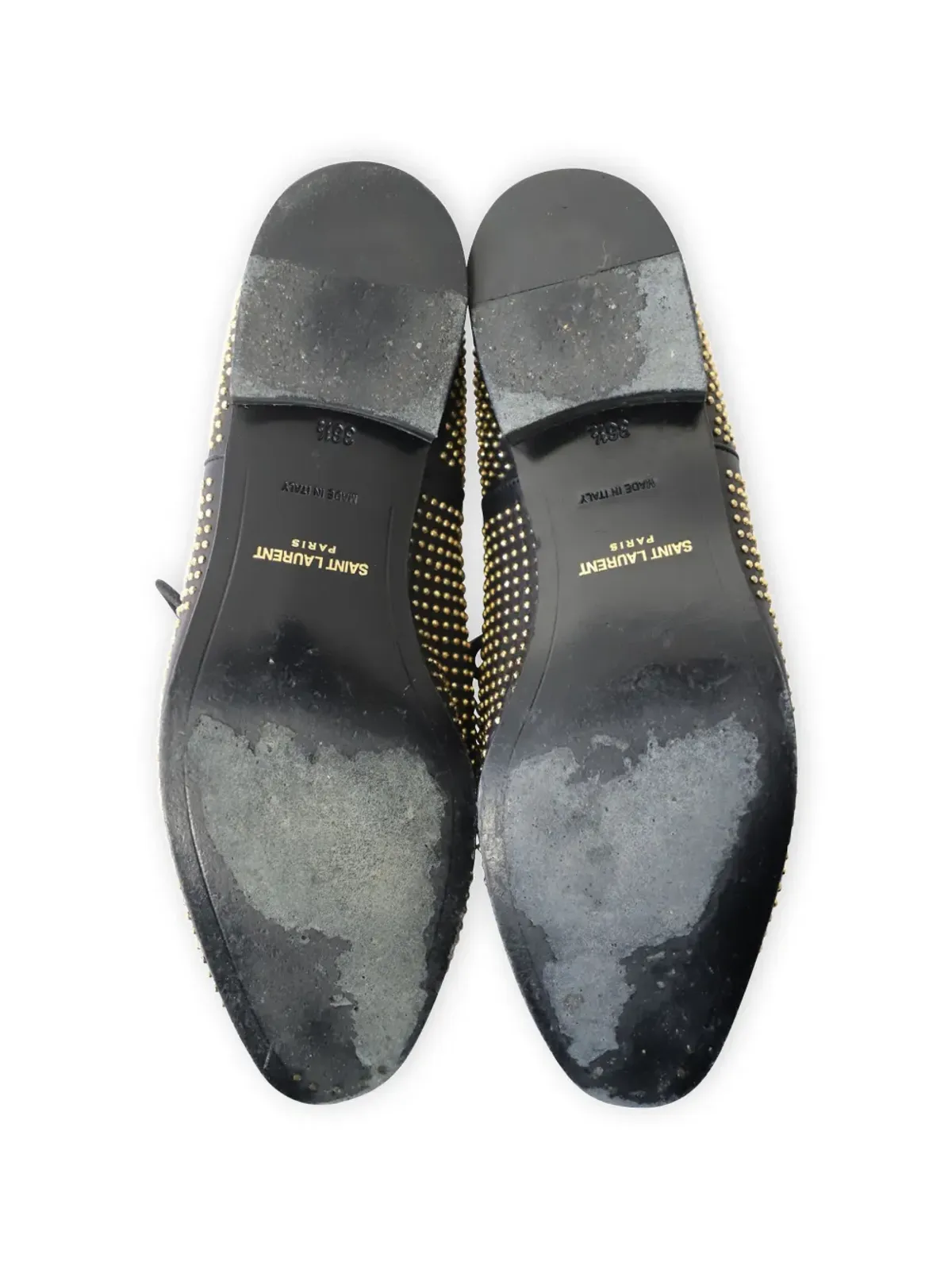 Saint Laurent スタッズアクセント オックスフォード - 画像4