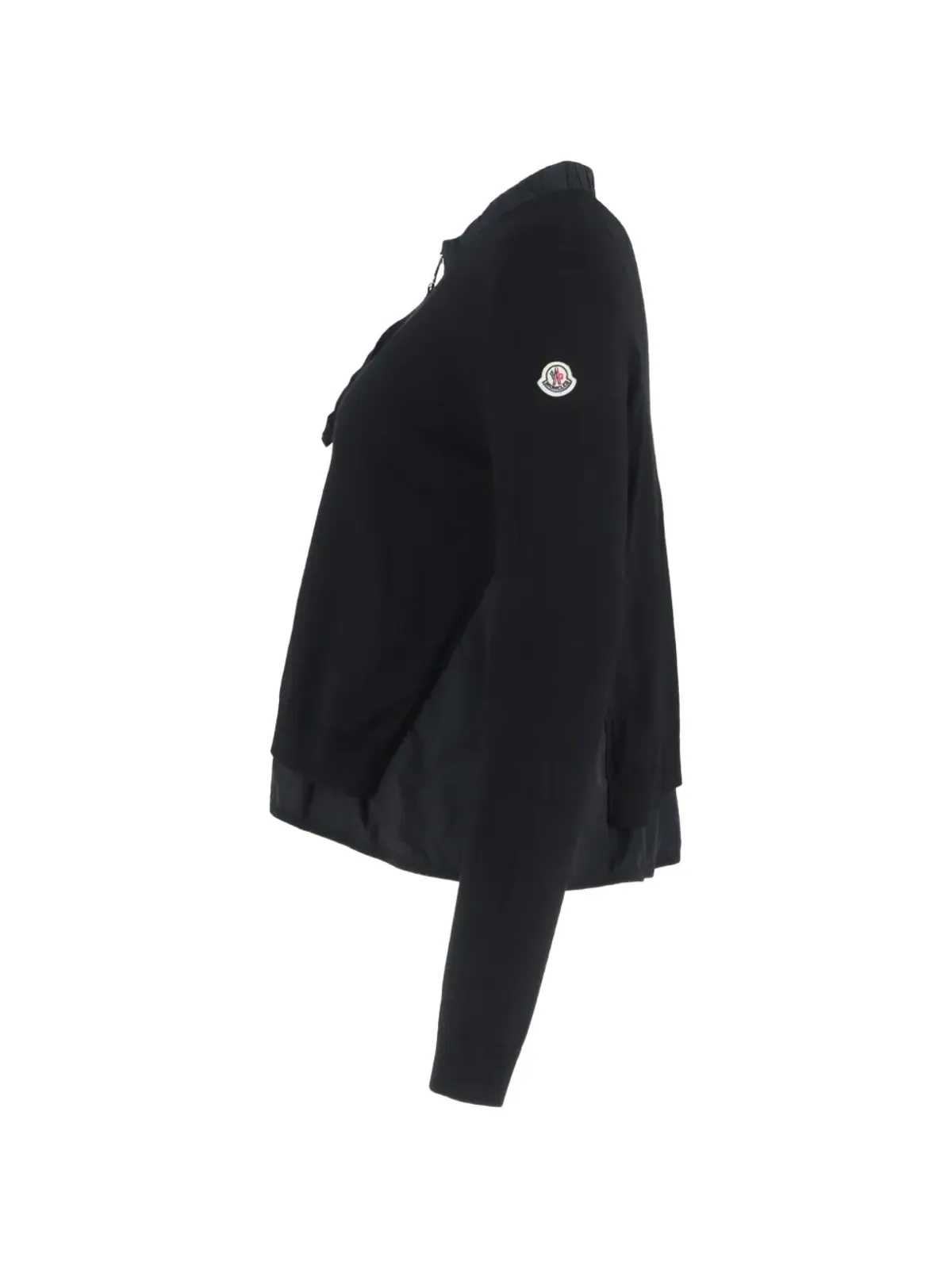 Moncler Vintage ロゴディテール カーディガン ブラック - 画像3