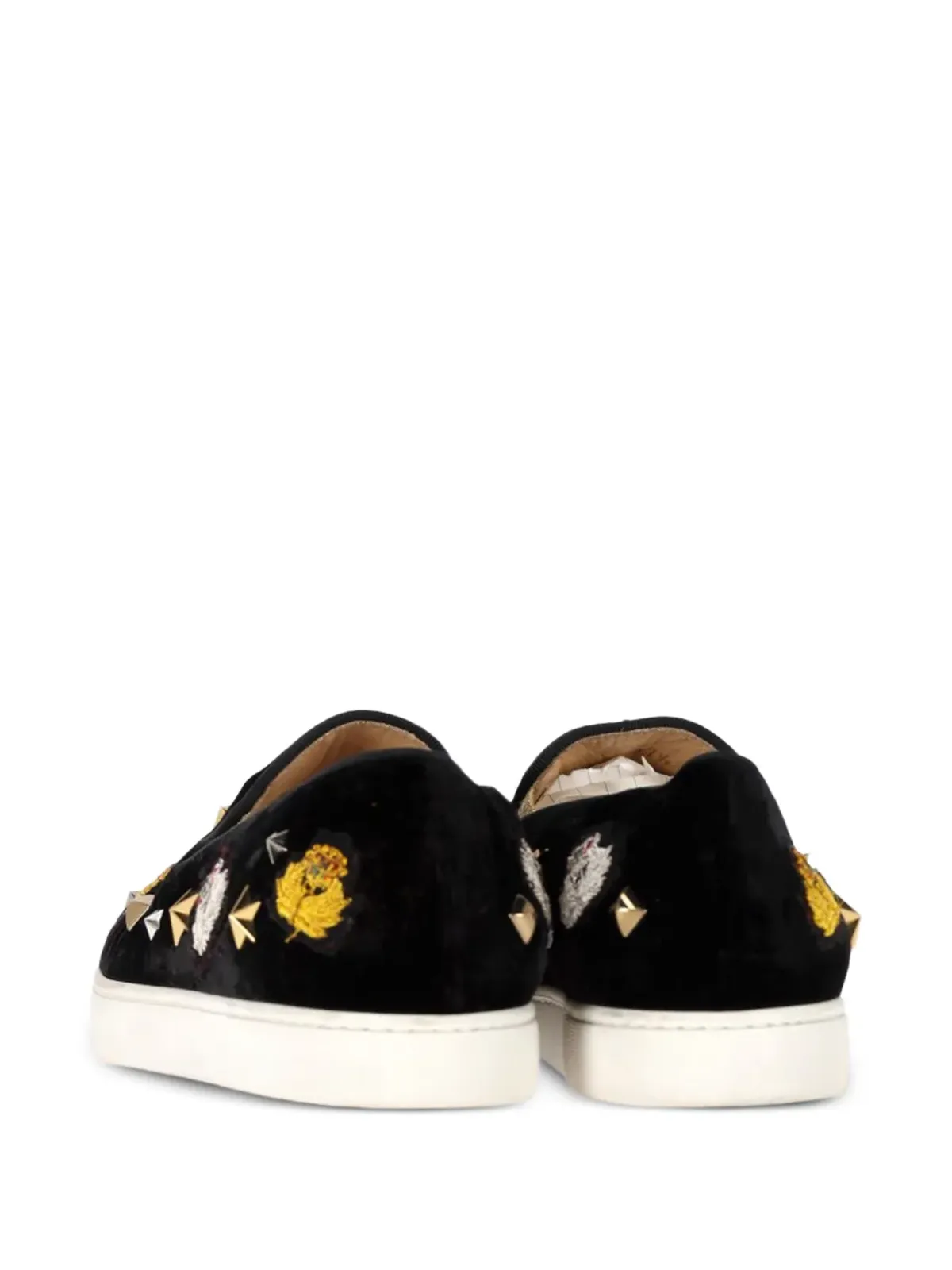 Christian Louboutin Pre-Owned Mister Academy embellished sneakers - Black - 画像5