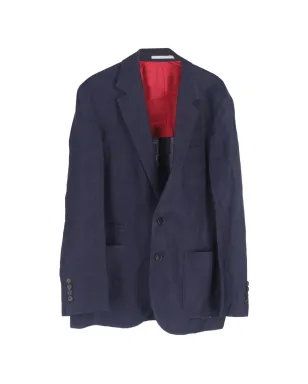 Brunello Cucinelli Vintage シングルブレストスーツ - ブルー - サムネイル1