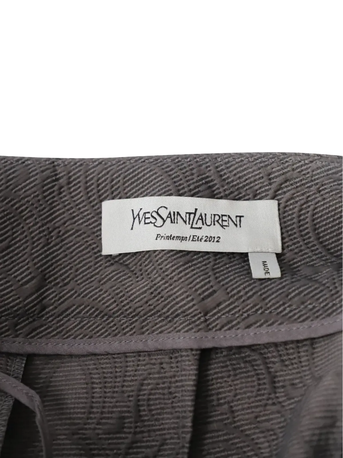 Saint Laurent Pre-Owned ジャカードプリントパンツ - 画像3