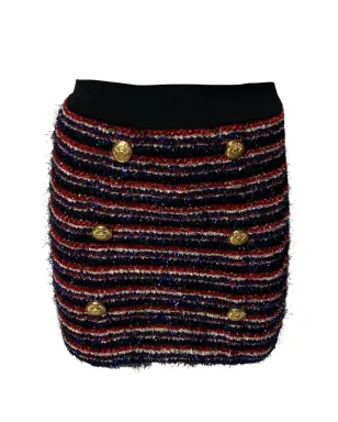 Balmain Pre-Owned ペンシルタータン スカート - サムネイル1