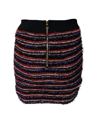 Balmain Pre-Owned ペンシルタータン スカート - サムネイル2