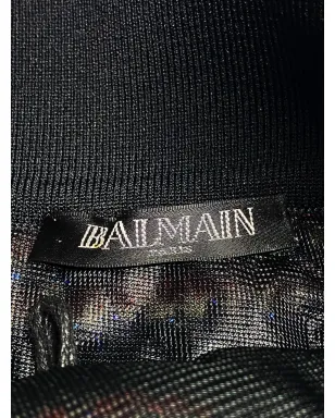 Balmain Pre-Owned ペンシルタータン スカート - サムネイル3
