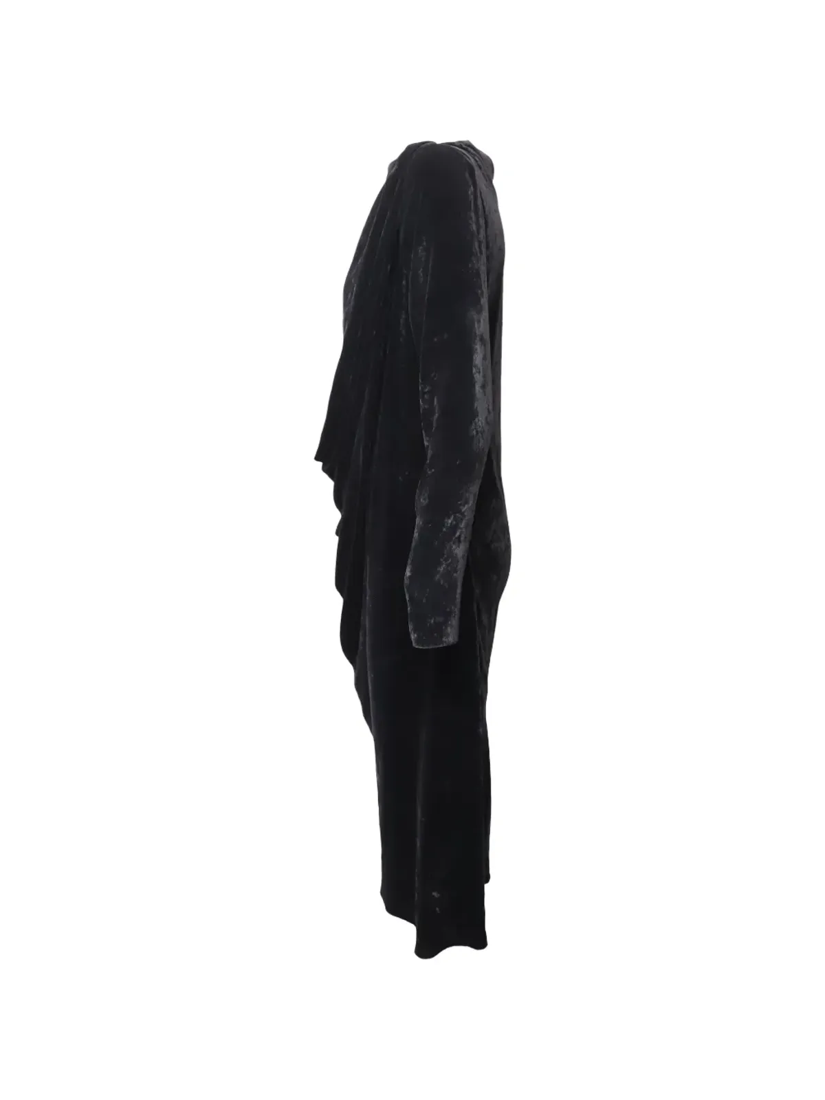 Lanvin Pre-Owned ドレープベルベットドレス - 画像3