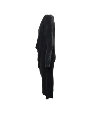 Lanvin Pre-Owned ドレープベルベットドレス - サムネイル3