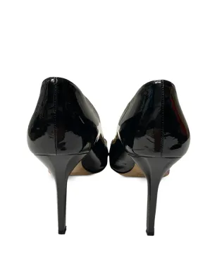 Jimmy Choo ビンテージ スクエアトゥ バックルストラップパンプス ブラック - サムネイル3