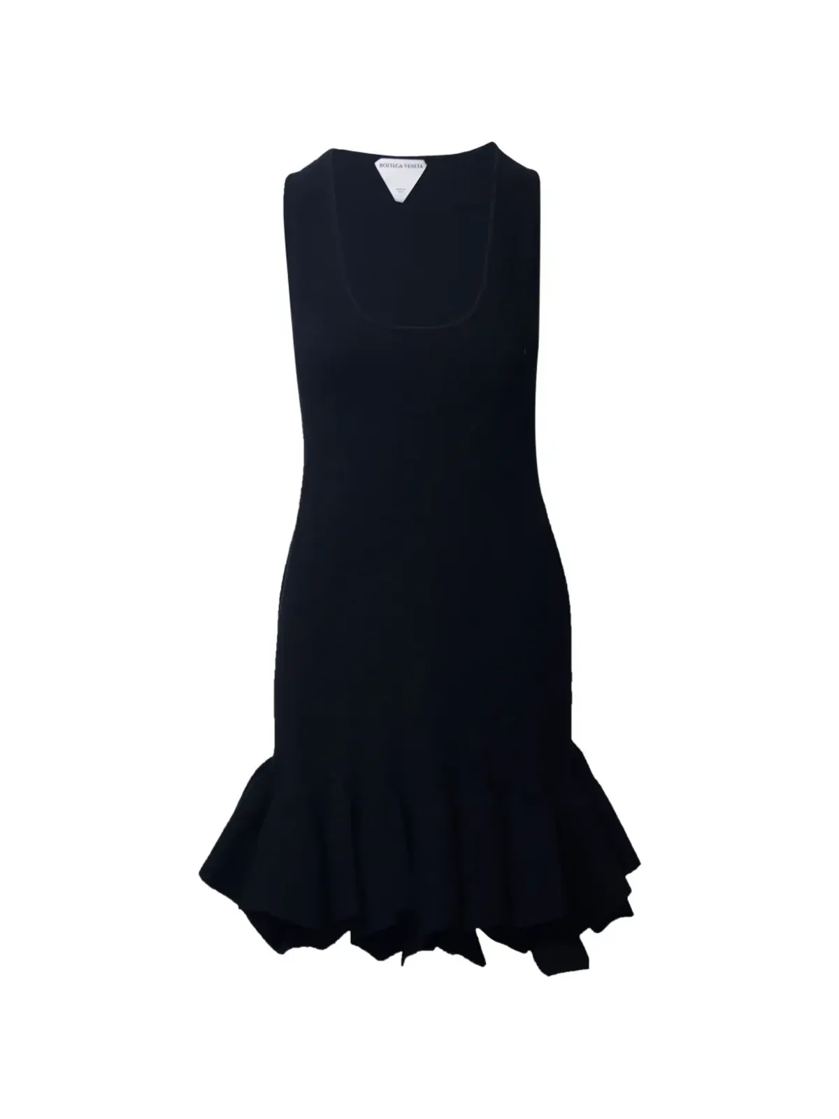 Bottega Veneta Pre-Owned fluted dress - Black - 画像1
