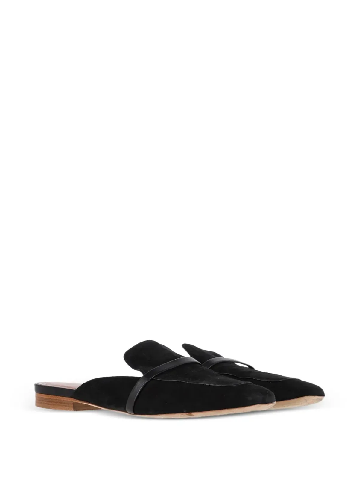 Malone Souliers スエード フラットミュール - 画像2