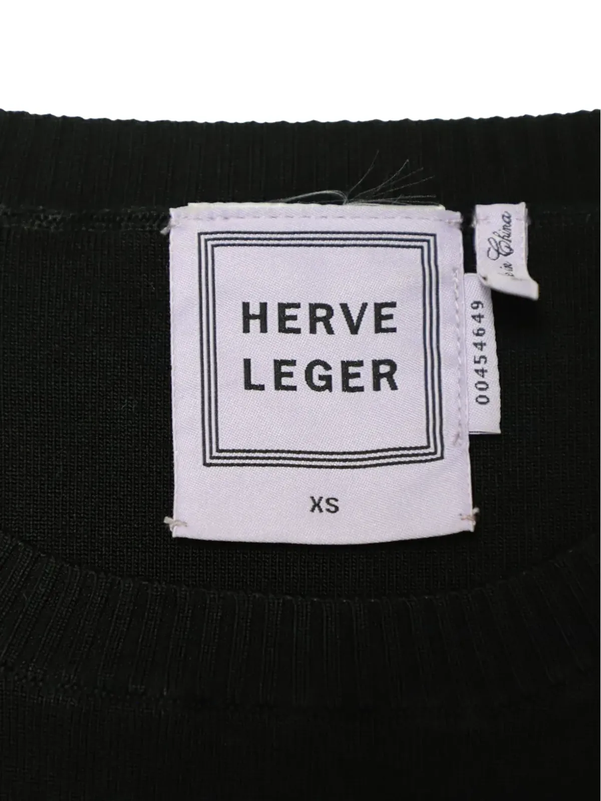 Herve Leger カットアウトディテールセーター - Black - 画像3