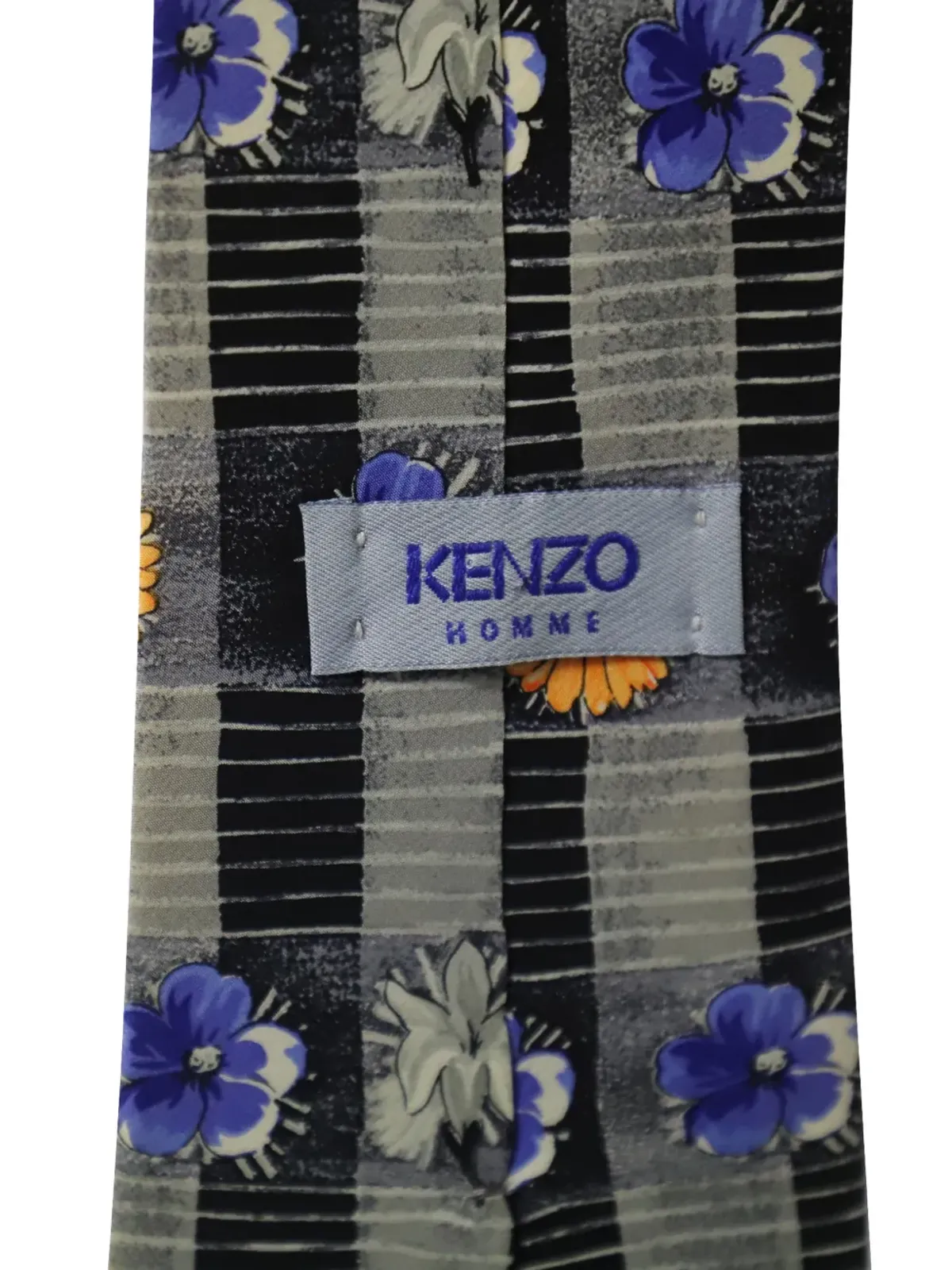 Kenzo Pre-Owned フローラルプリント シルクタイ - 画像5