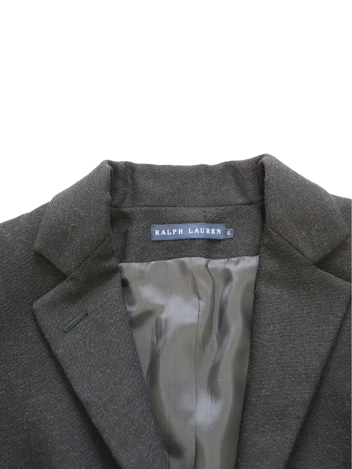 Ralph Lauren Vintage ブラックのシングルブレストブレザー - 画像4