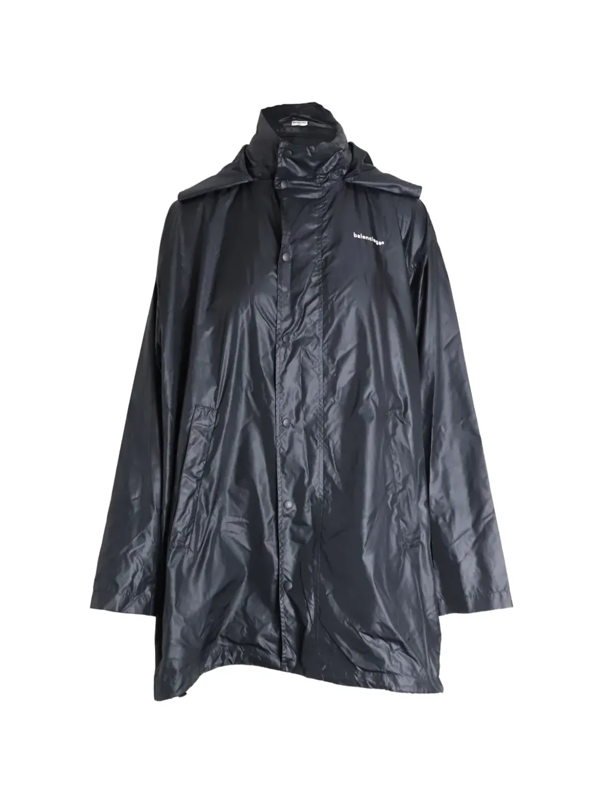Balenciaga Pre-Owned フード付きウィンドブレーカー - 画像1