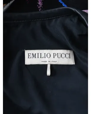 PUCCI Pre-Owned 竹柄プリントのドレス（ブラック） - サムネイル4