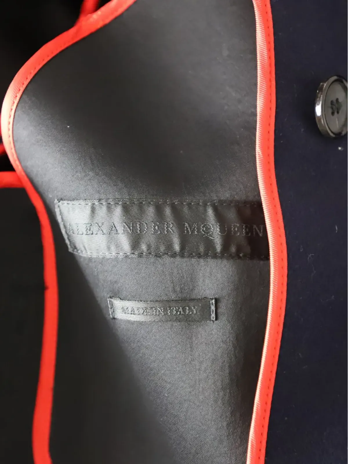 Alexander McQueen ビンテージ ショートダブルブレストジャケット - ブルー - 画像3