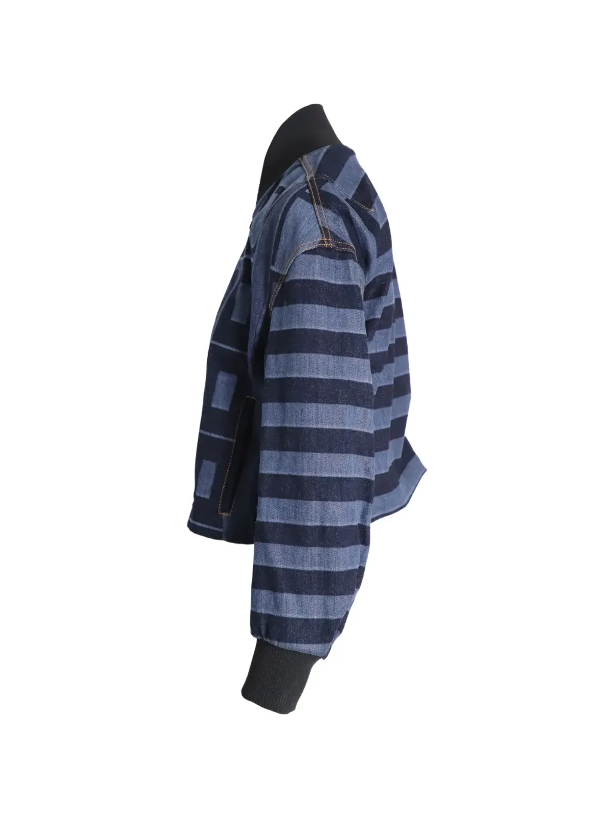 Fendi Pre-Owned denim bomber jacket - Blue - 画像3