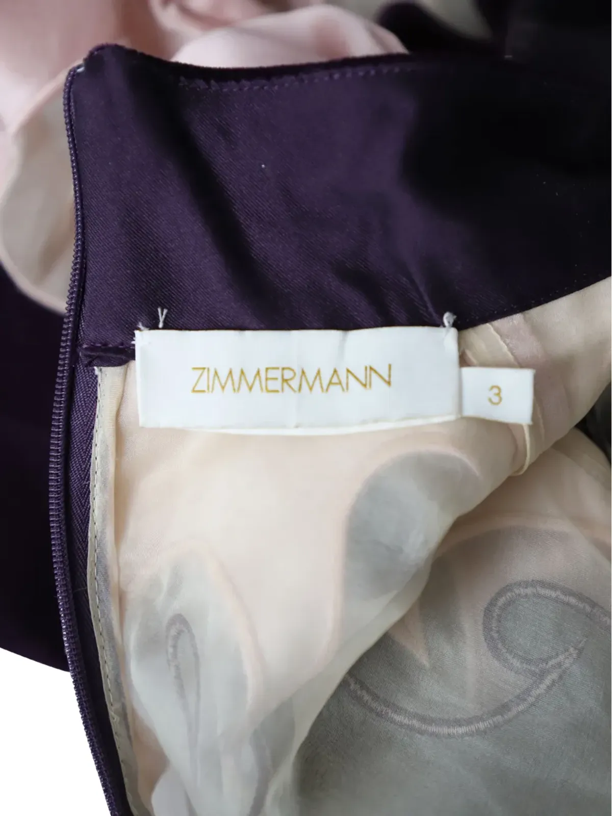 ZIMMERMANN Ladybeetle velvet-detail ミニドレス - 画像4
