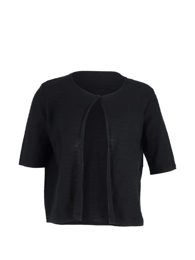 Emporio Armani Pre-Owned Emporio Armani Pre-Owned クロップドショートスリーブ カーディガンの商品画像