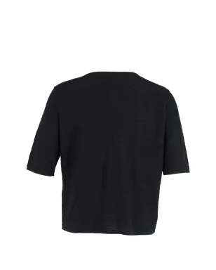 Emporio Armani Pre-Owned クロップドショートスリーブ カーディガン - サムネイル2