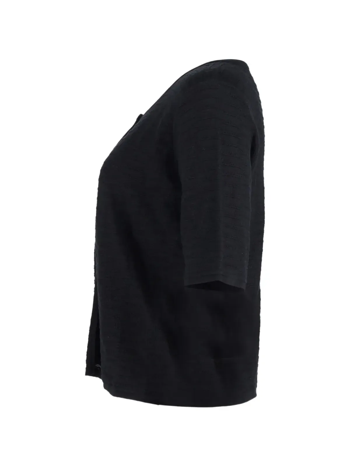 Emporio Armani Pre-Owned クロップドショートスリーブ カーディガン - 画像3