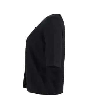 Emporio Armani Pre-Owned クロップドショートスリーブ カーディガン - サムネイル3