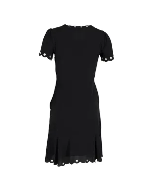 Michael Kors Vintage アイレットディテール レースアップドレス - サムネイル2