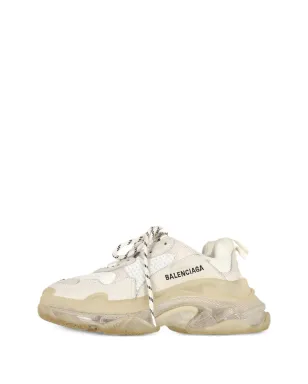 Balenciaga Pre-Owned Triple S クリアソール ローカット スニーカー ベージュ - サムネイル2