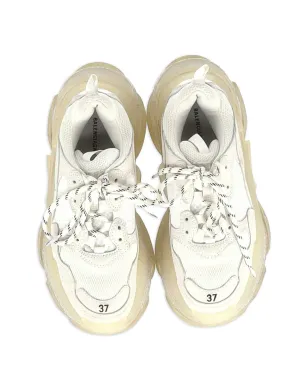 Balenciaga Pre-Owned Triple S クリアソール ローカット スニーカー ベージュ - サムネイル3