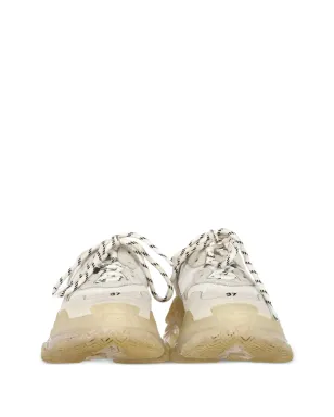 Balenciaga Pre-Owned Triple S クリアソール ローカット スニーカー ベージュ - サムネイル4