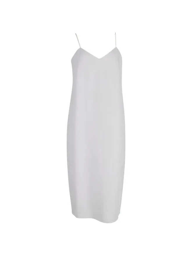 Max Mara Max Mara クラシックVネック スリップドレス - ホワイトの商品画像