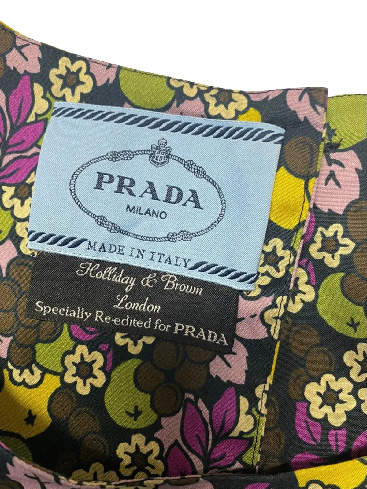 Prada Pre-Owned 花柄プリーツドレス - Black - 画像3