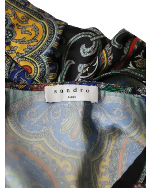 SANDRO Vネック プリント ミニドレス - サムネイル4