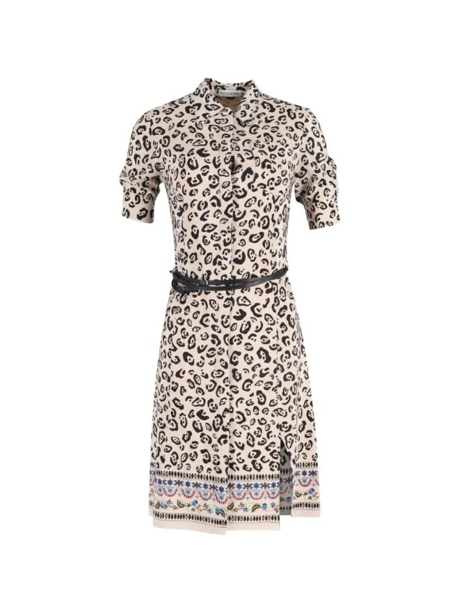 Altuzarra Altuzarra アニマルプリント ベルト付き シャツドレスの商品画像