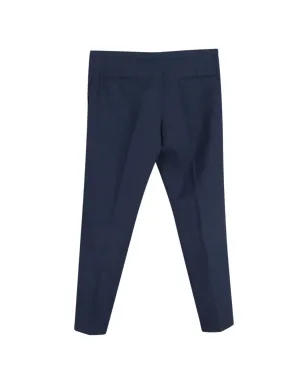Marni Pre-Owned プリーツパンツ ブルー - サムネイル2