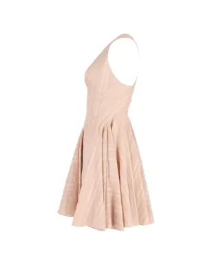 Alaïa Pre-Owned ストライプフレアミニドレス - サムネイル3
