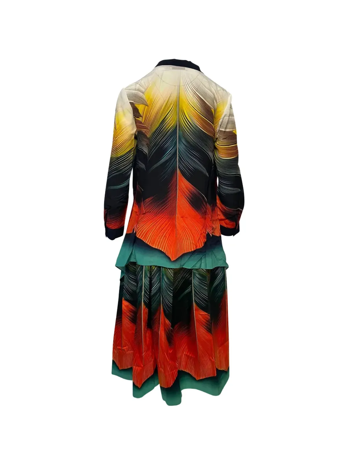 Mary Katrantzou フェザープリントシャツ - 画像2