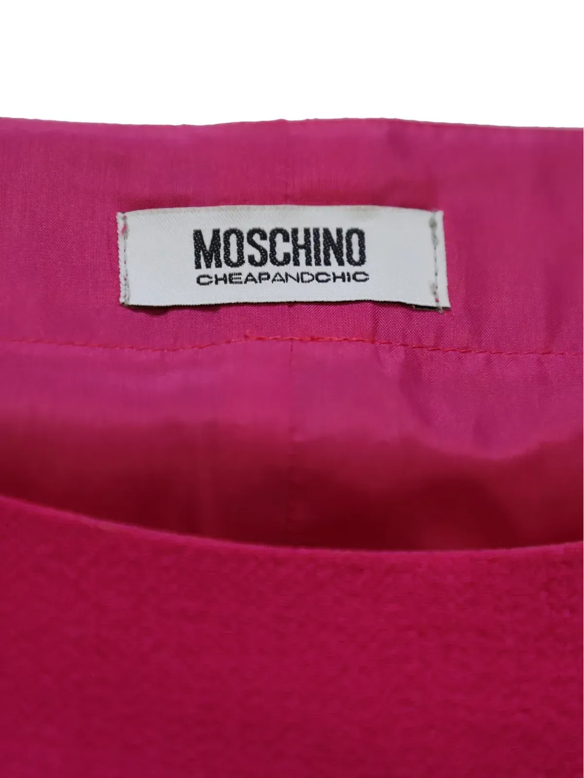 Moschino Pre-Owned セーフティピン付きシースドレス（ピンク） - 画像5
