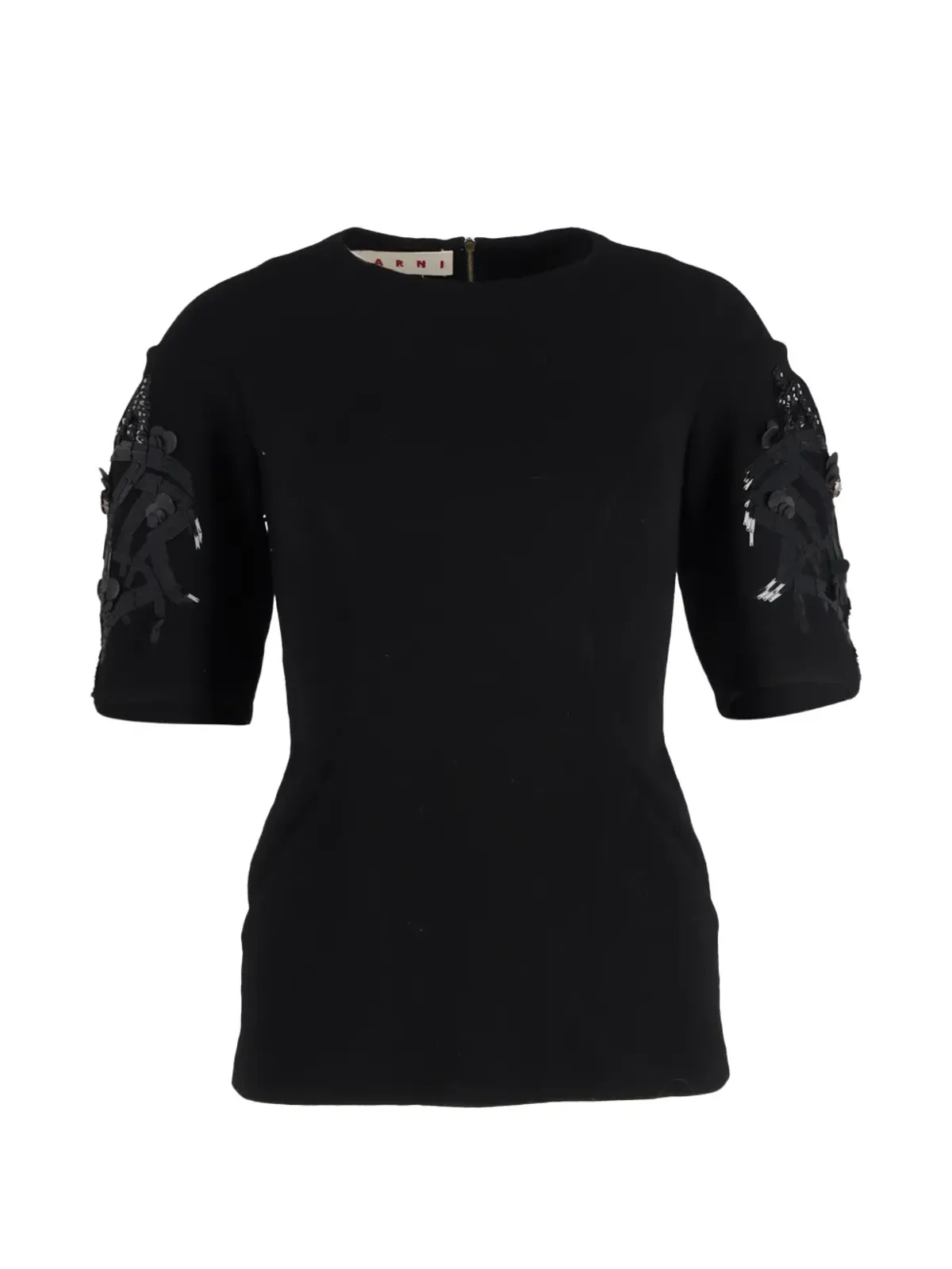 Marni Pre-Owned バルーンスリーブ ブラウス - ブラック - 画像1