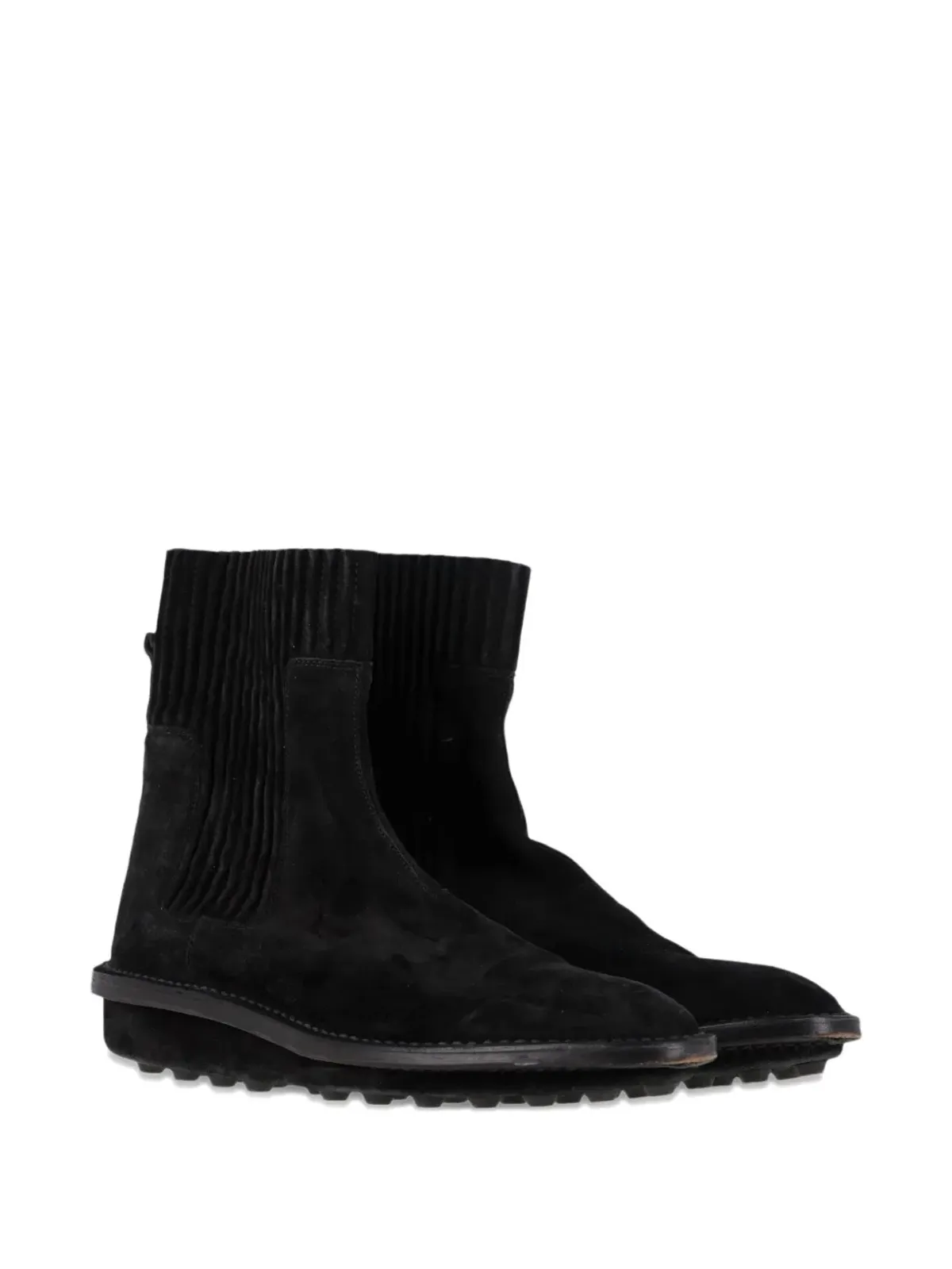 Balenciaga Pre-Owned スエード チェルシーブーツ - 画像2