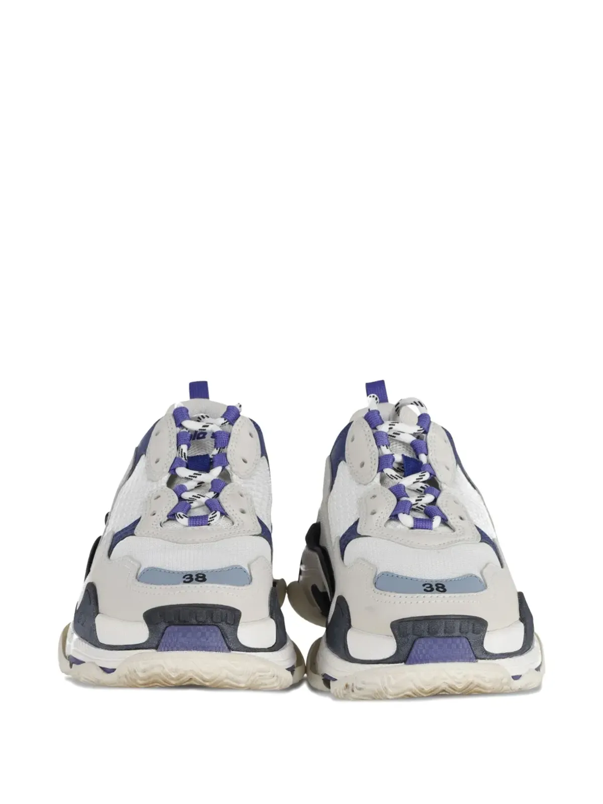 Balenciaga Pre-Owned トリプルS ロゴディテール スニーカー - 画像4