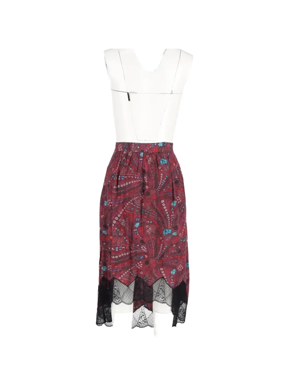 Zadig&Voltaire プリント エラスティックウエスト バンド スカート - レッド - 画像5