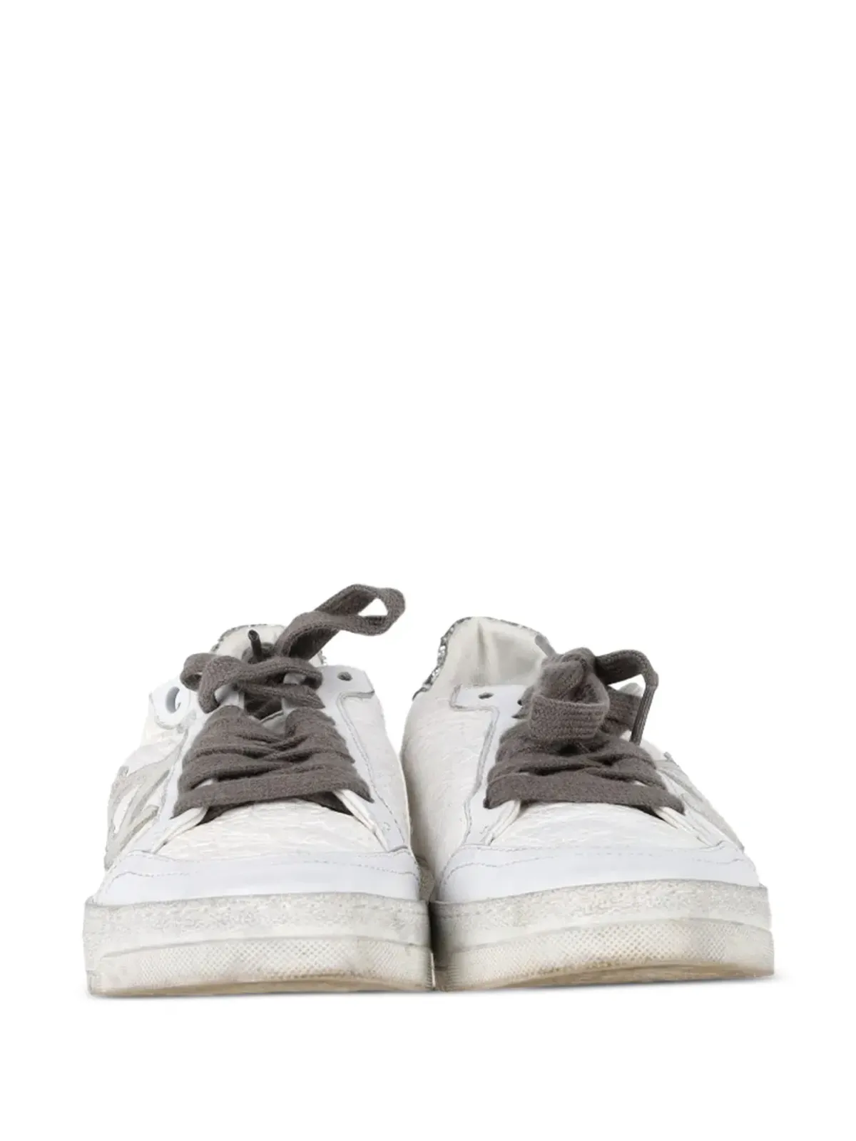 Off-White Pre-Owned 2.0 グリッターディテール スニーカー - 画像4