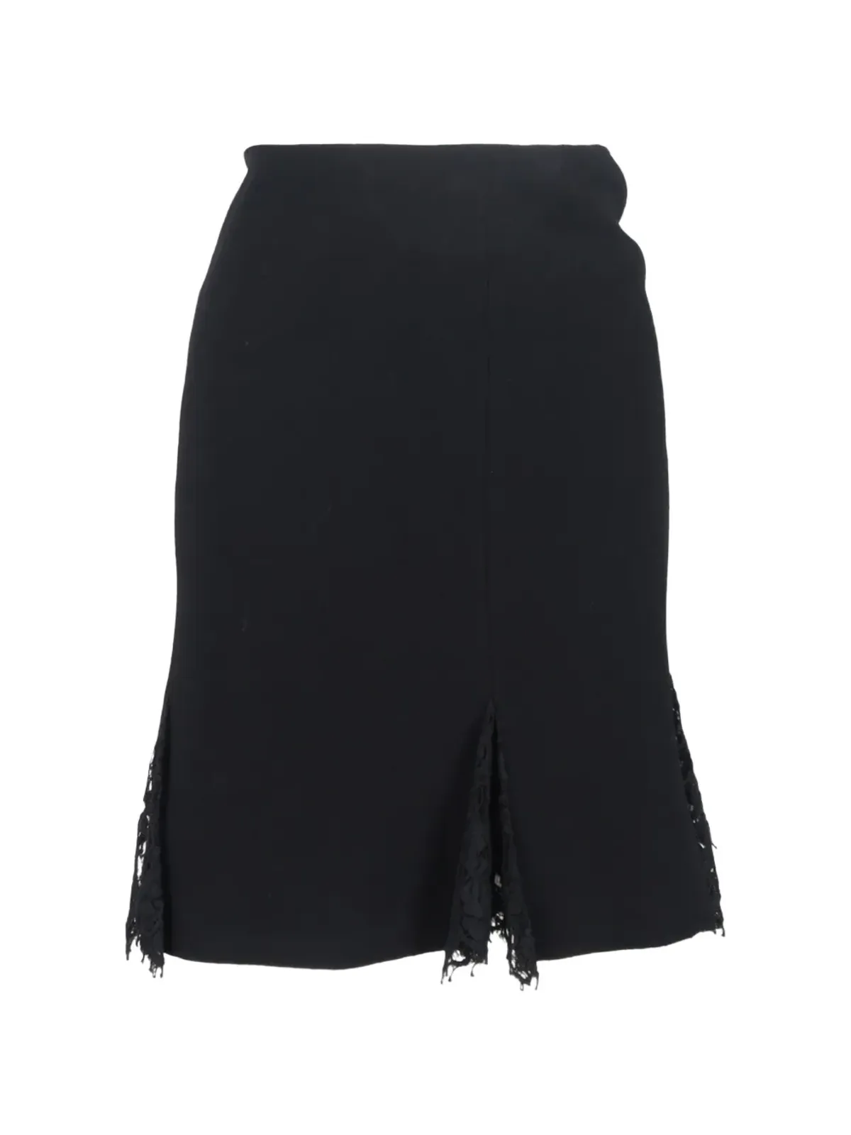 Oscar de la Renta Pre-Owned レースパネル ミディスカート - 画像1