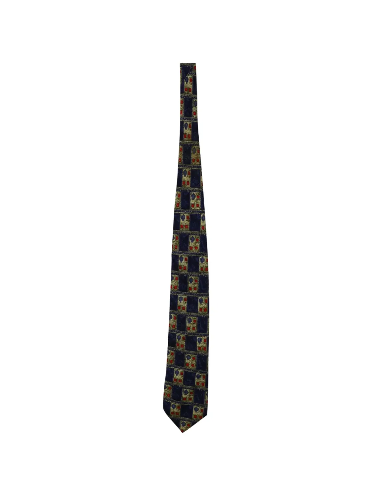 Ermenegildo Zegna Vintage ジオメトリック柄タイ - 画像2