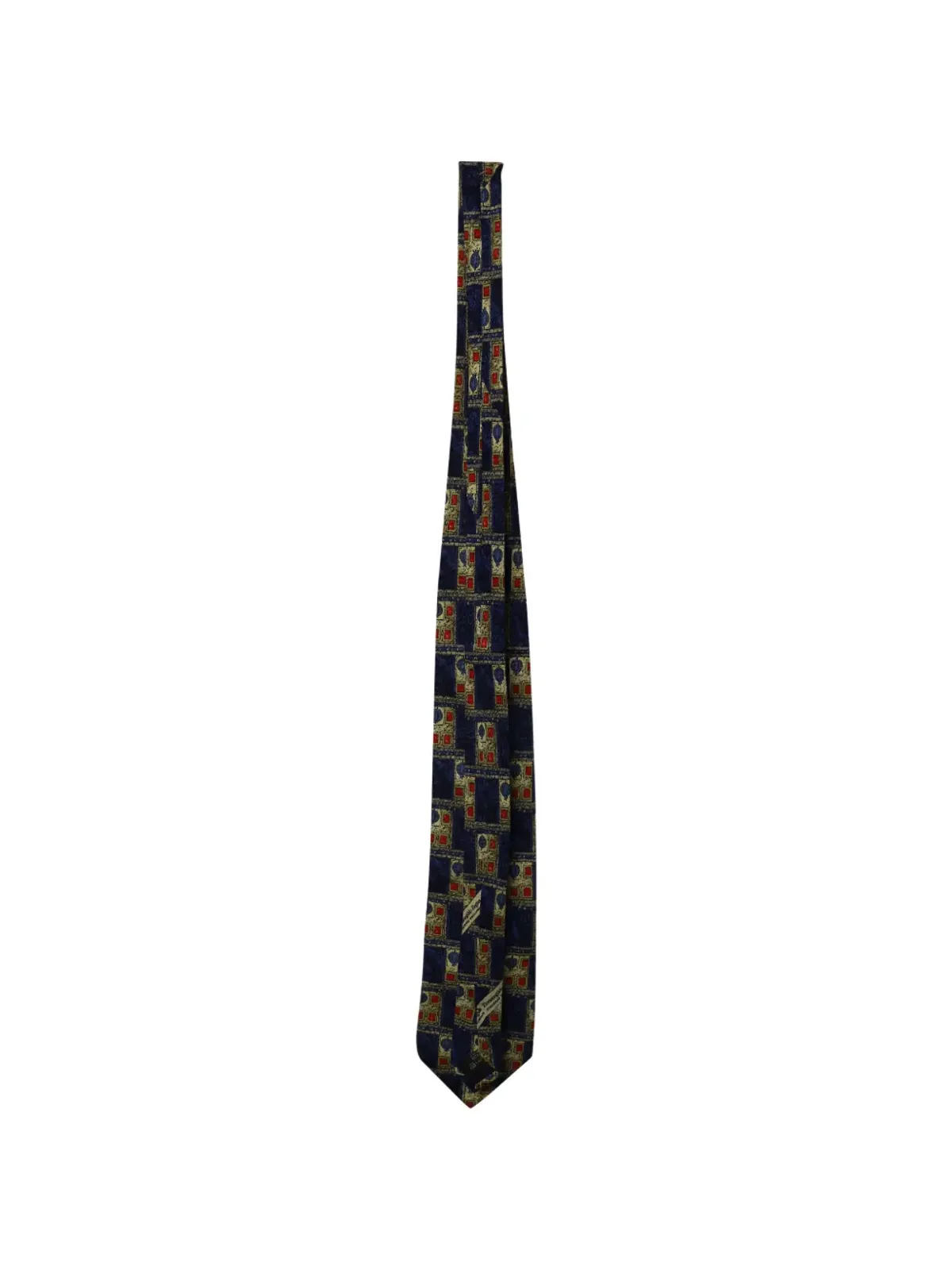 Ermenegildo Zegna Vintage ジオメトリック柄タイ - 画像4