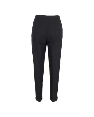 Sportmax Vintage テーパードコットンパンツ - グレー - サムネイル2