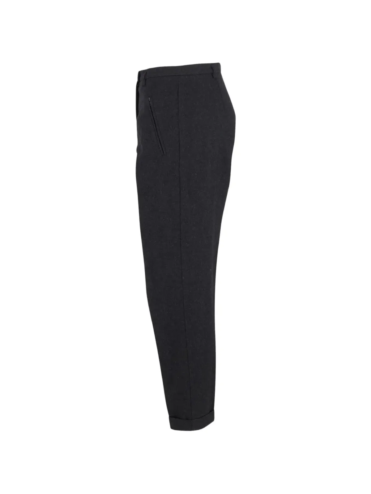 Sportmax Vintage テーパードコットンパンツ - グレー - 画像3